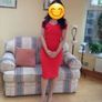 Vibrant red River Island dress Image 4