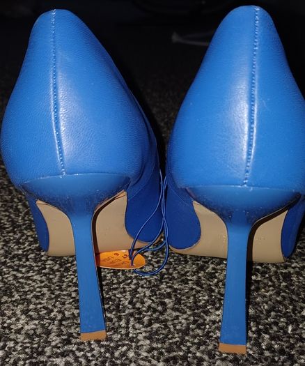 Penneys Blue Court Shoes (Size:4)