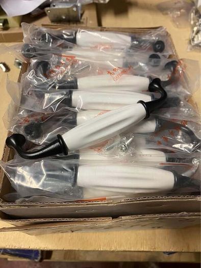 White Ceramic Handles (Brand New)