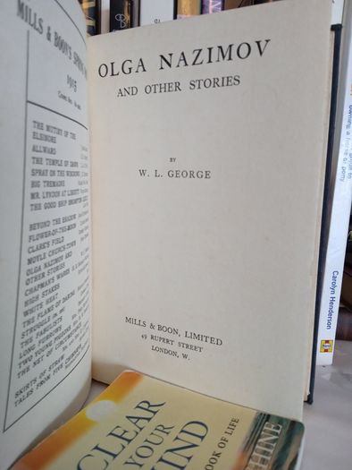 Olga Nazimov and Other Stories by Walter Lionel George (LP148)