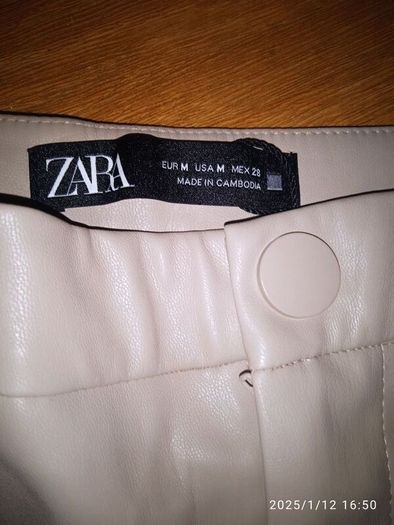 womens faux leather trousers
