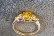 Yellow Diamond Ring