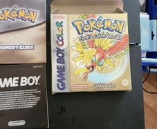 Pokemon Gold Gameboy Color box and manual  NO GAME