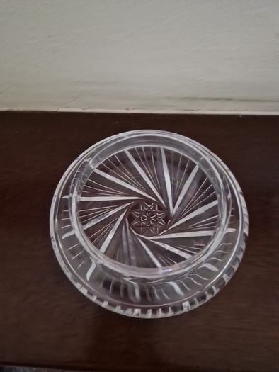 crystal dish