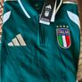 Adidas Italy Italia 26 Tiro Polo Shirt Mens L Collegiate Green Soccer  JZ9372 Image 2