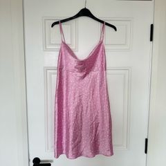 Zara pink summer mini dress M