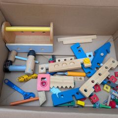 Toy wooden tools