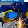 12V Brushless Angle Grinder Mini Cordless Polishing Machine 18500RPM 2000mAh Electric Cutting Grinding Power Tools Image 3