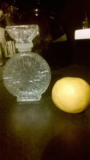 Elaborate Old Glass Bottle