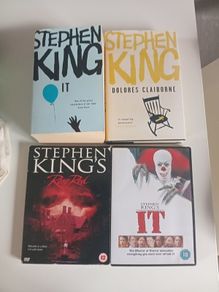 Stephen king book and dvds