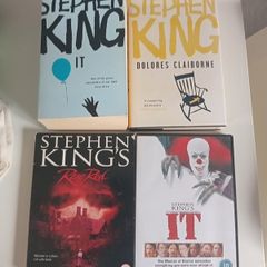 Stephen king book and dvds