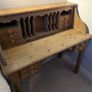 Solid Pine Traditional Handmade Writing Desk Image 2