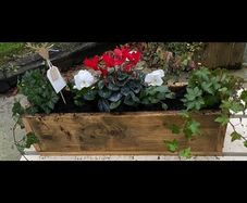 wooden flower boxes