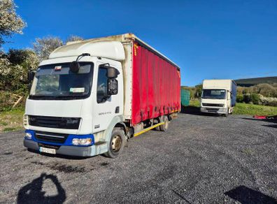 3 Daf Trucks 2 X Lf45 1x Cf65