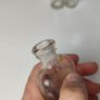 262 - Set of 5 Cork Top Vintage Universal Medicine Chemicals Clear Glass Decorative Collectible Bottles Image 8