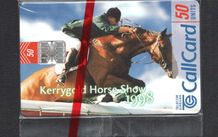 1998 Ireland 50 unit Kerrygold Horse Show Call Card (Schlumberger SC7) Mint in packaging