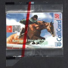 1998 Ireland 50 unit Kerrygold Horse Show Call Card (Schlumberger SC7) Mint in packaging