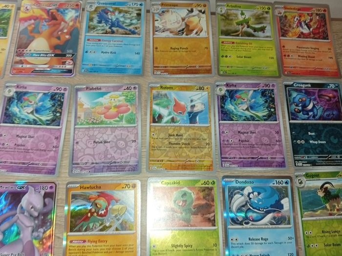 Collection Of Shiny Holo Pokemon Cards Etc 40 Total Good Order-originals