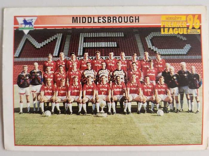 '96 Premier League - Merlin stickers