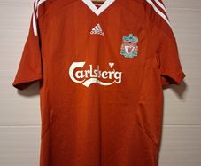 Liverpool Jersey. Official Adidas Liverpool FC Mens Home Jersey.  Season 2008-2010. Authentic Original From 2008. Not A Modern Day Remake.