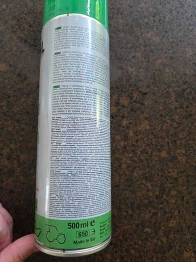 Bardahl spray glue