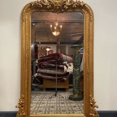 SALE ! Was 495 Now 395 ! Beautiful French Style Shell Top Gilt Frame Mirror.