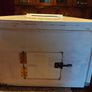Handcrafted wedding post box for hire. Image 4
