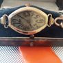 Vintage 15ct solid gold mens wrist watch 1920s art deco price 1400.00 Image 5