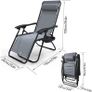 Zero Gravity Chair, Folding Sun Loungers, Recliner Garden Chairs, Outdoor Deck Chairs with Cup and Phone Holder (FREE SHIPPING) Image 6