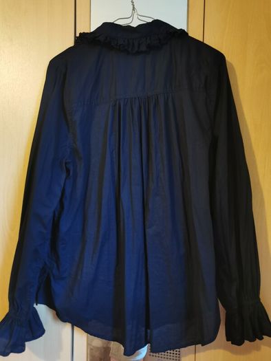 NEW - M&S Long sleeve cotton blouse UK 12