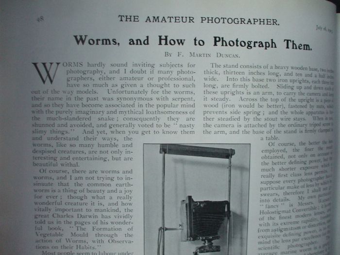SALE!  THE AMATEUR PHOTOGRAPHER - 1903 - The Popular Illustrated Journal for All Photographers - Volume XXXVIII - July to December 1903