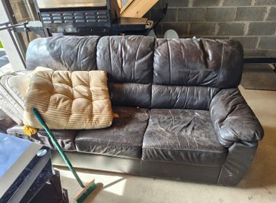 TV table and couch
