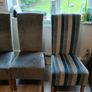 Wooden extendable dining table and 6 dining chairs Image 2