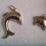 New 9ct gold charm/Pendant Dolphin new Image 4