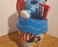Androni Giocattoli Pirate Beach Bucket Set with Watering Can - 7 Pieces