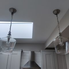 Laura Ashley pendant lights (set of two)