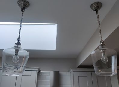 Laura Ashley pendant lights (set of two)