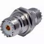 UHF Female SO-239 to UHF Female SO239 Jack Nut Bulkhead RF Mount Adapter Image 2