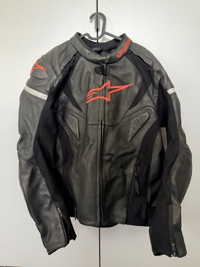 Alpinestars Tech Leather Jacket & Missile V2 Leather Pants - Matching 2-Piece Suit - Excellent Condition