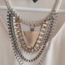 H&M beige tie front dress Sz 40 (Fit 12-16UK) Image 3
