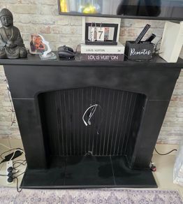 black fire surround