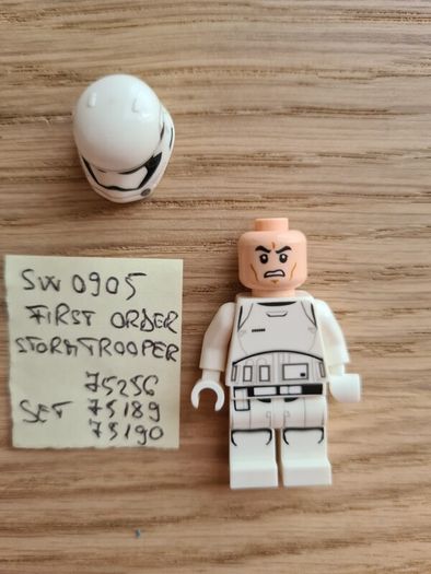 lego sw0905 first order stormtrooper, set star wars 75256, 75189, 75190