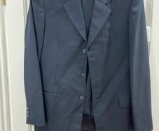 Mens navy suit
