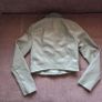 New STRADIVARIUS Olive Green Leather Jacket size XS Image 5