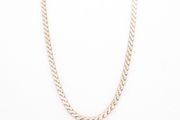 Vintage 925 Sterling Silver Flat Curb Chain