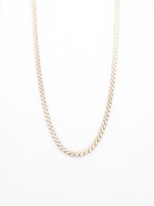 Vintage 925 Sterling Silver Flat Curb Chain