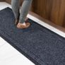 The Rug House Grey Black Hallway Narrow Rug (244cm) Image 3