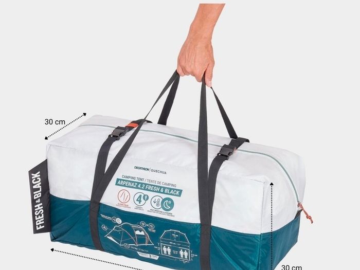 tent Arpenaz 4.2 Fresh & Black