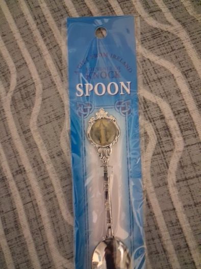 Lady of Knock Souvenir Spoon