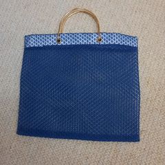 Vintage Mesh Blue Bag